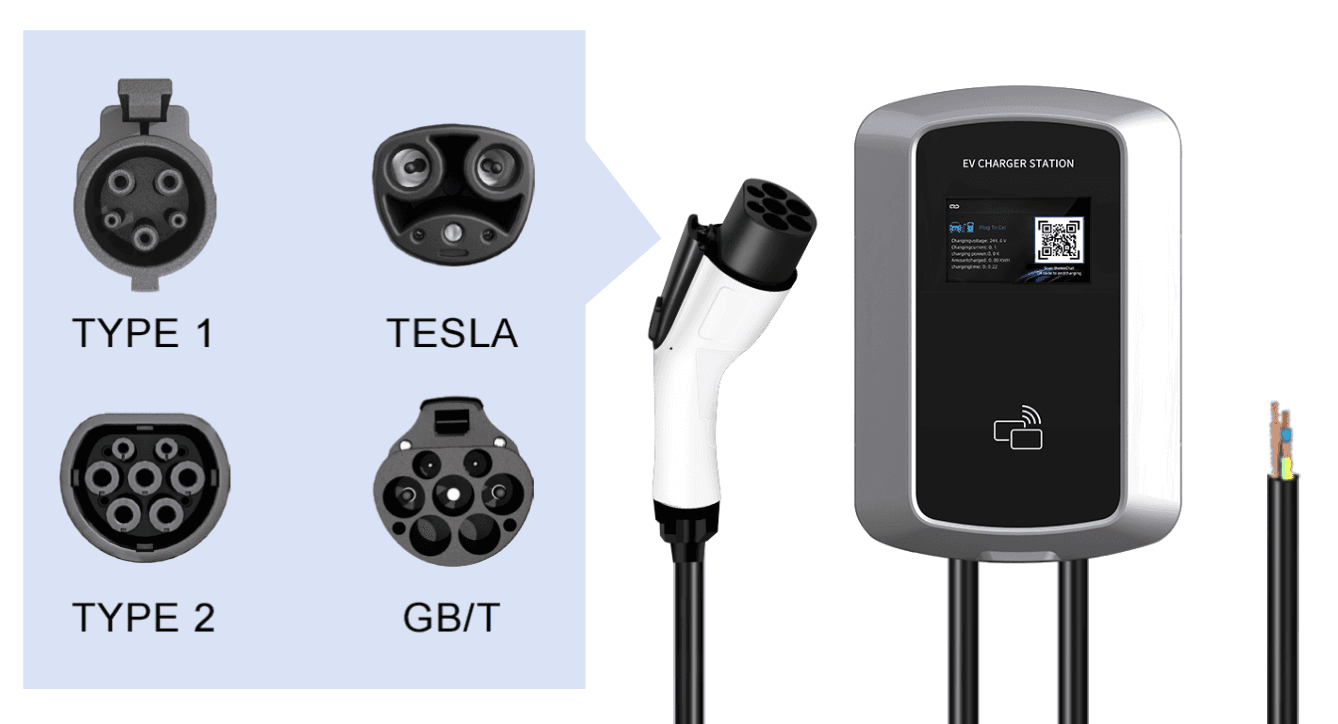 EV Charging Gun view 2
